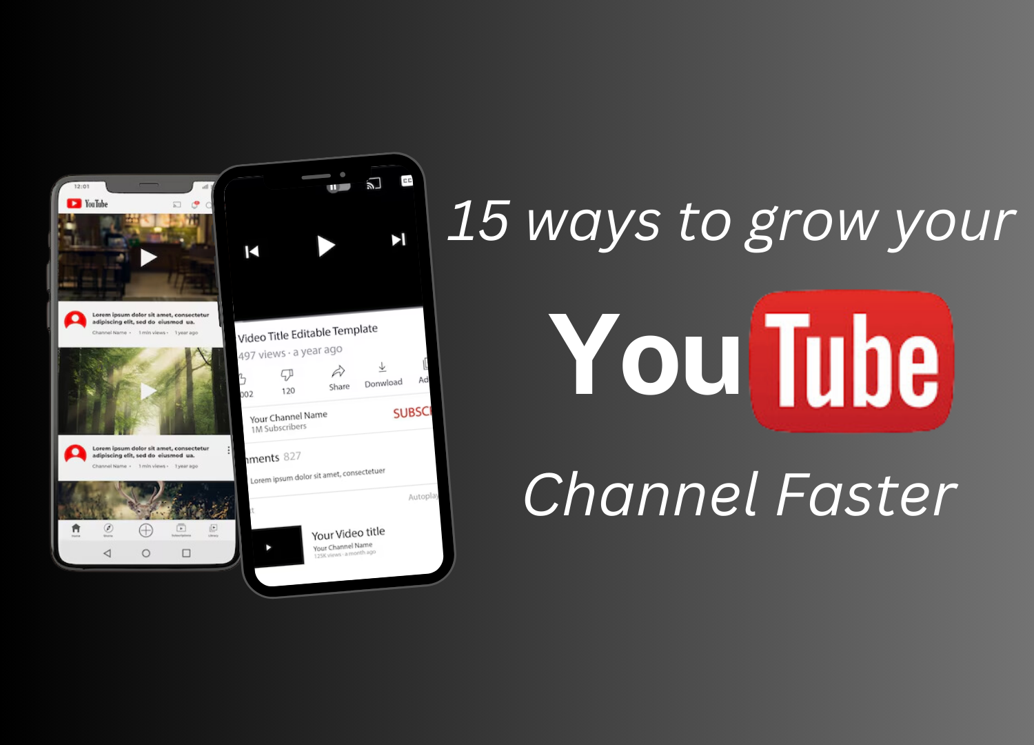 15 ways to grow your Youtube Channel